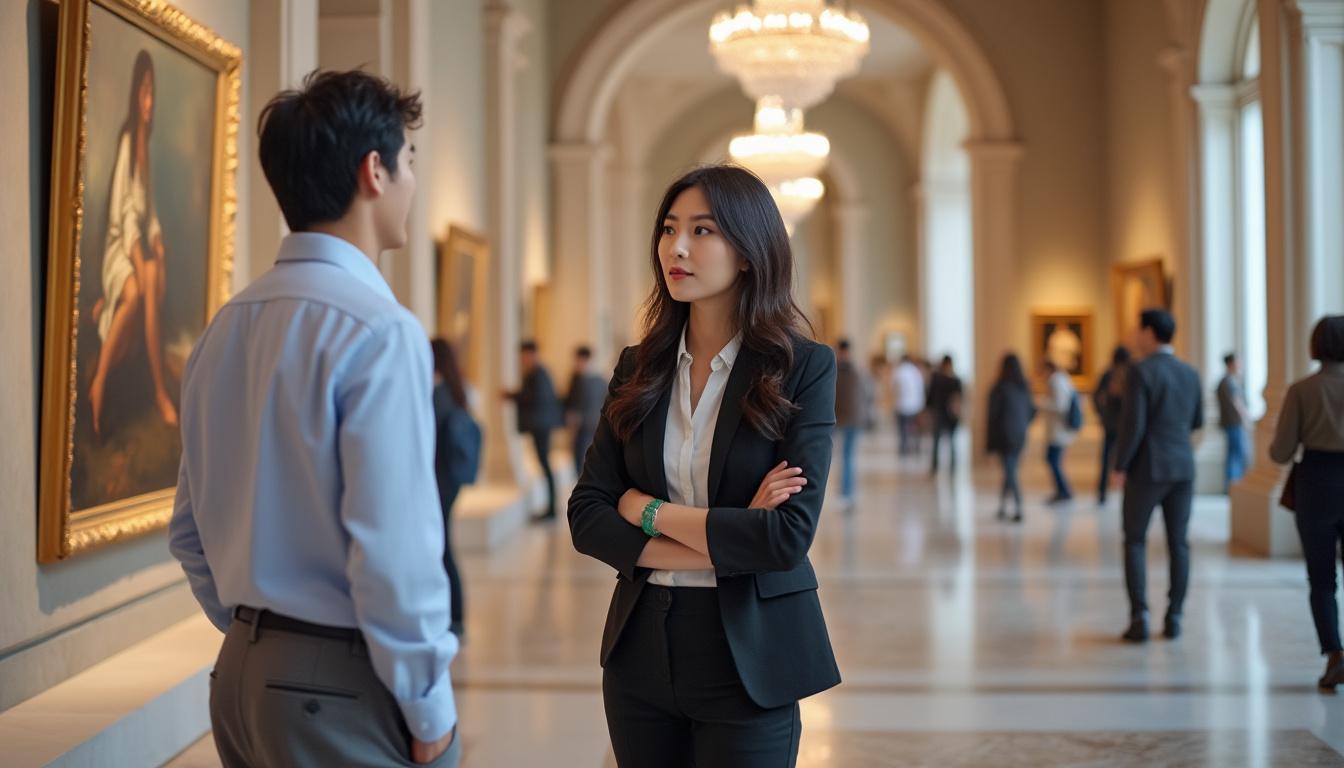 découvrez des conseils pour engager une conversation authentique avec une japonaise dans un musée en france, en utilisant l'art comme point de départ pour briser la glace avec naturel et respect.